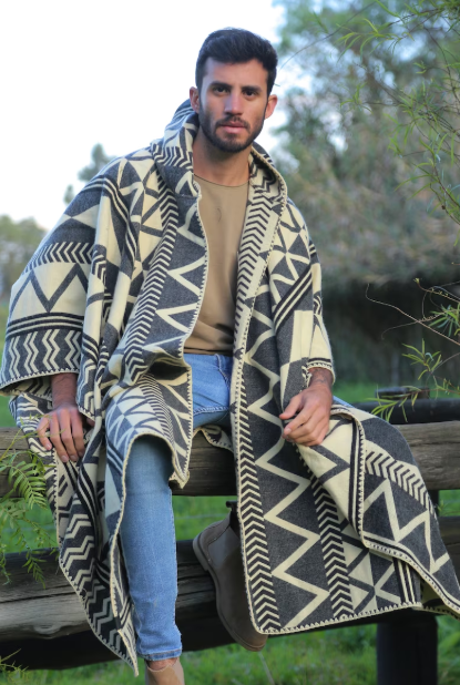 Ponchos For Men, Andean Poncho, Ecuador Poncho, Man Poncho, Fathers Day Gifts.